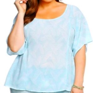 Torrid sz 3 beautiful sheer top